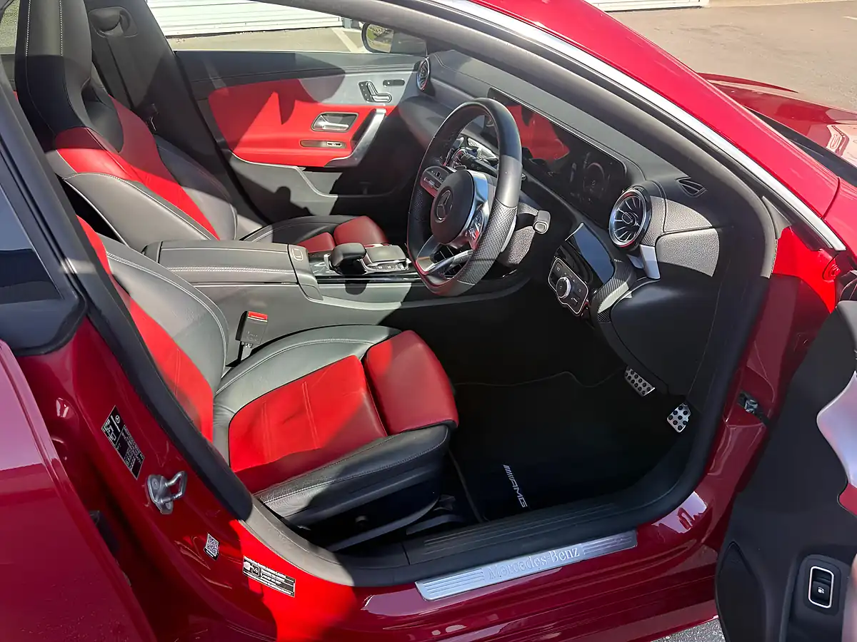 Used 2021 Mercedes-Benz Cla AMG Line Premium Plus Red - Interior and Exterior details 10