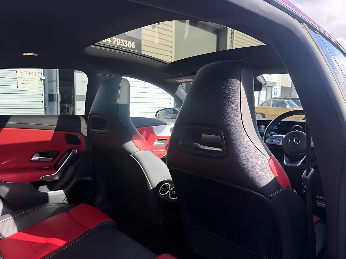 Used 2021 Mercedes-Benz Cla AMG Line Premium Plus Red - Interior and Exterior details 15