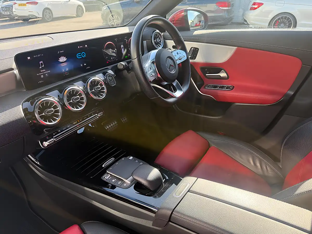 Used 2021 Mercedes-Benz Cla AMG Line Premium Plus Red - Interior and Exterior details 19