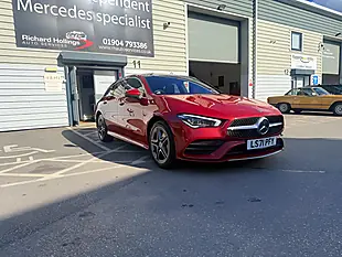 Used 2021 Mercedes-Benz Cla AMG Line Premium Plus Red - Interior and Exterior details 6