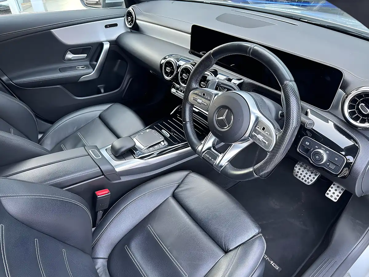 Used 2021 Mercedes-Benz Cla CLA35 AMG Coupe Silver - Interior and Exterior details 10