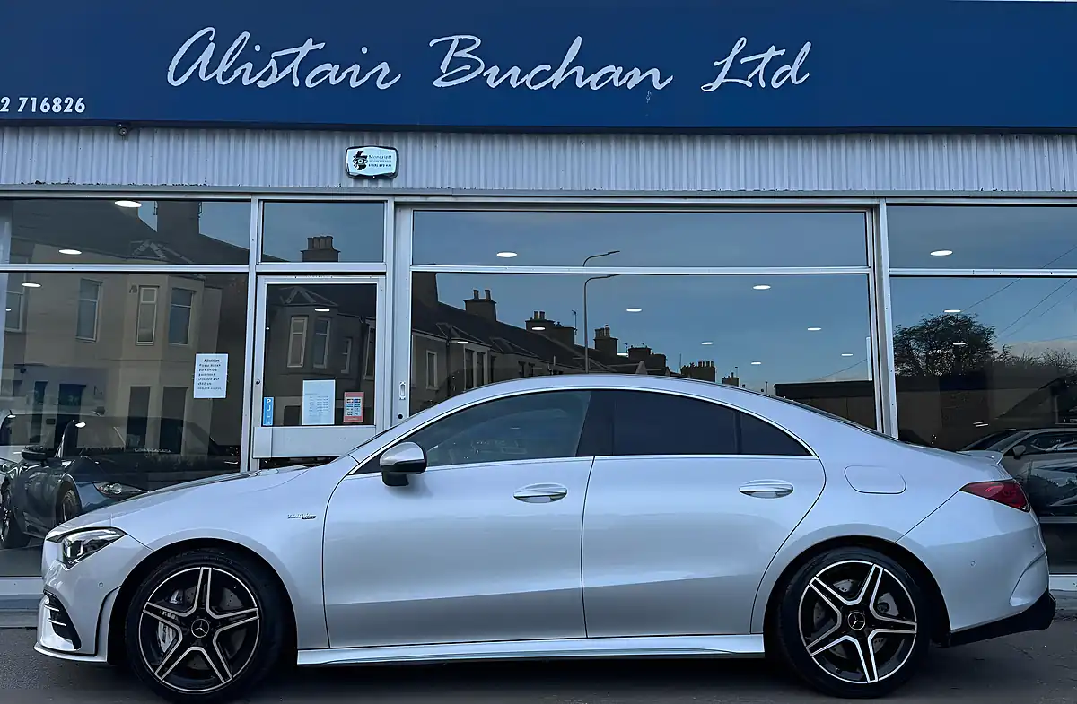 Used 2021 Mercedes-Benz Cla CLA35 AMG Coupe Silver - Interior and Exterior details 2