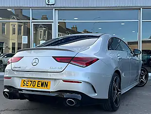Used 2021 Mercedes-Benz Cla CLA35 AMG Coupe Silver - Interior and Exterior details 3