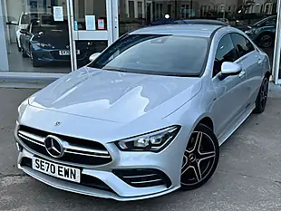 Used 2021 Mercedes-Benz Cla CLA35 AMG Coupe Silver - Interior and Exterior details 4