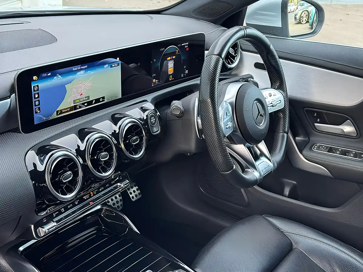Used 2021 Mercedes-Benz Cla CLA35 AMG Coupe Silver - Interior and Exterior details 5