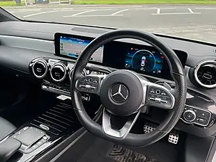 Used 2021 Mercedes-Benz Cla Class AMG Line Silver - Interior and Exterior details 11