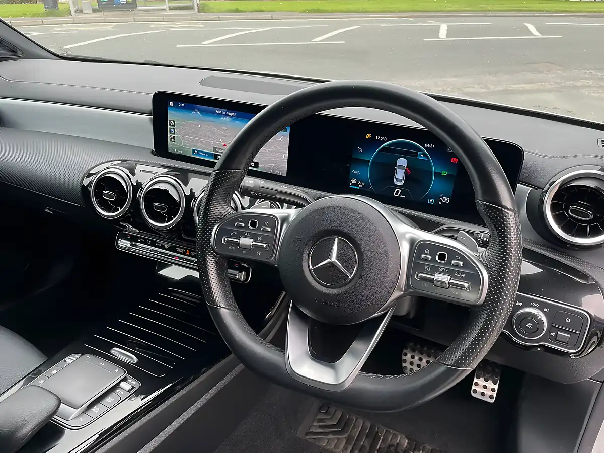 Used 2021 Mercedes-Benz Cla Class AMG Line Silver - Interior and Exterior details 11