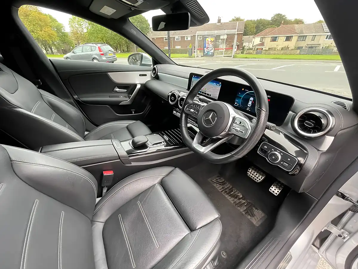 Used 2021 Mercedes-Benz Cla Class AMG Line Silver - Interior and Exterior details 13