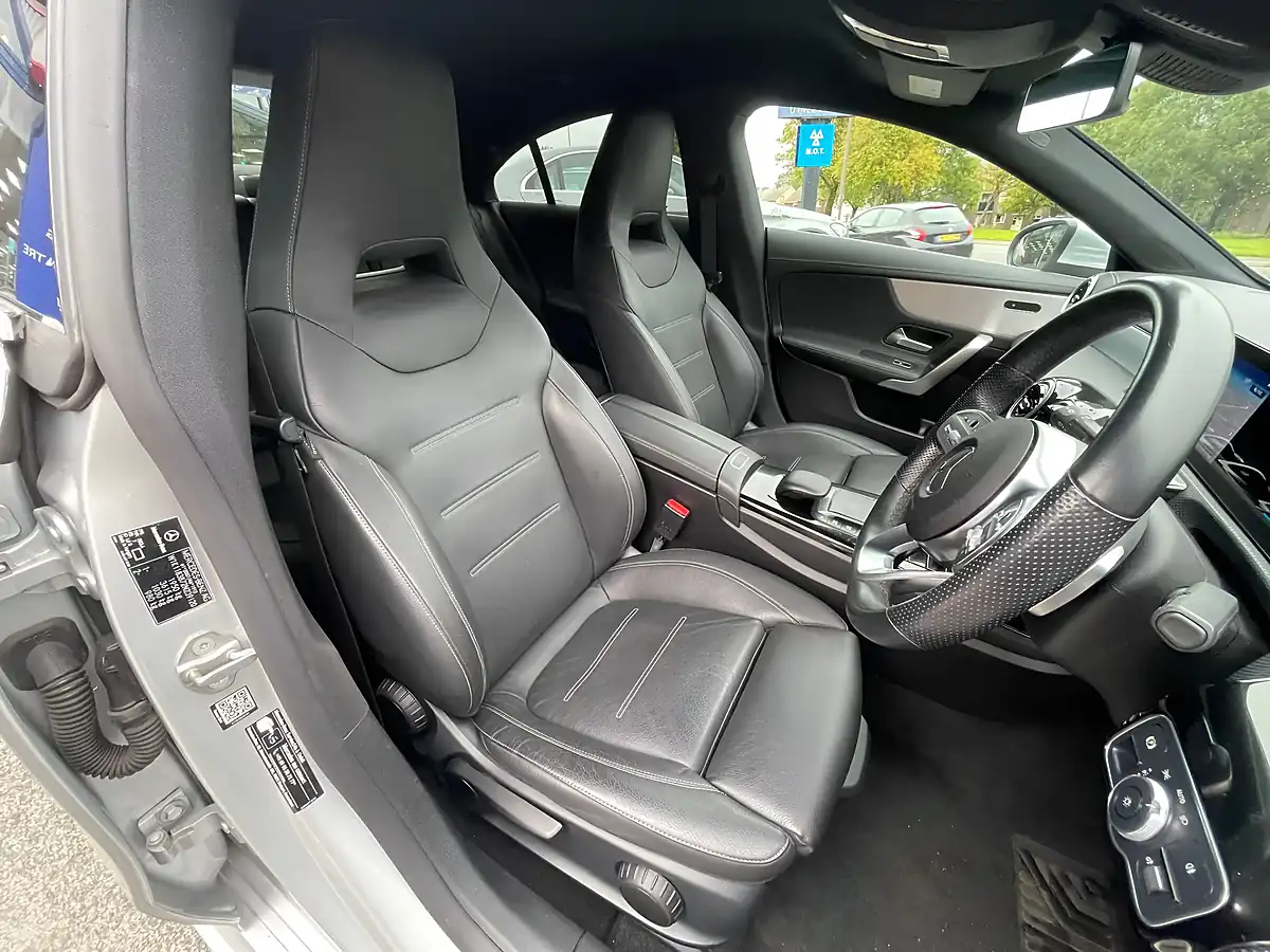 Used 2021 Mercedes-Benz Cla Class AMG Line Silver - Interior and Exterior details 14