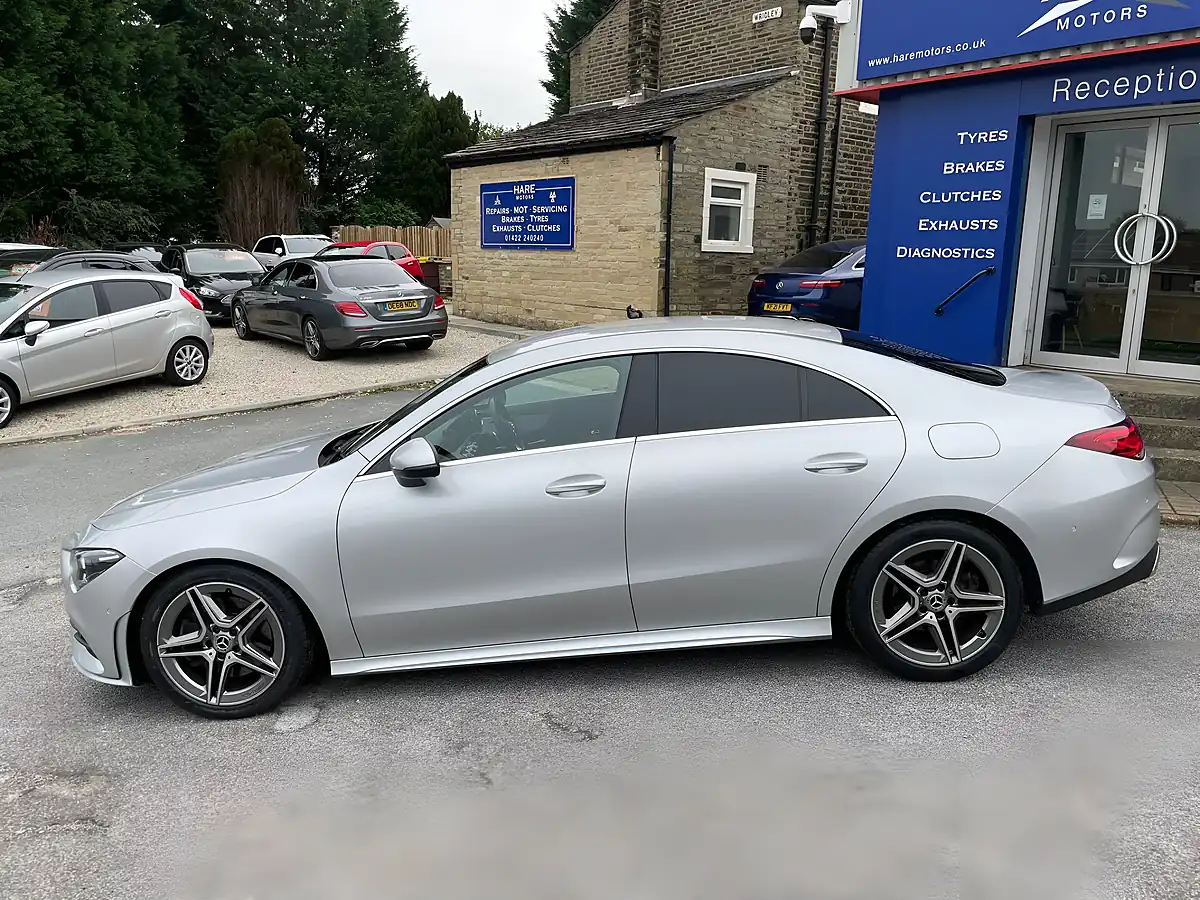 Used 2021 Mercedes-Benz Cla Class AMG Line Silver - Interior and Exterior details 2