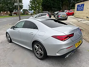 Used 2021 Mercedes-Benz Cla Class AMG Line Silver - Interior and Exterior details 3