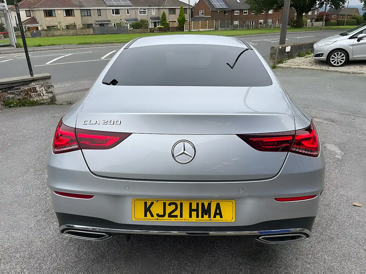 Used 2021 Mercedes-Benz Cla Class AMG Line Silver - Interior and Exterior details 4