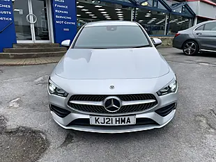 Used 2021 Mercedes-Benz Cla Class AMG Line Silver - Interior and Exterior details 8