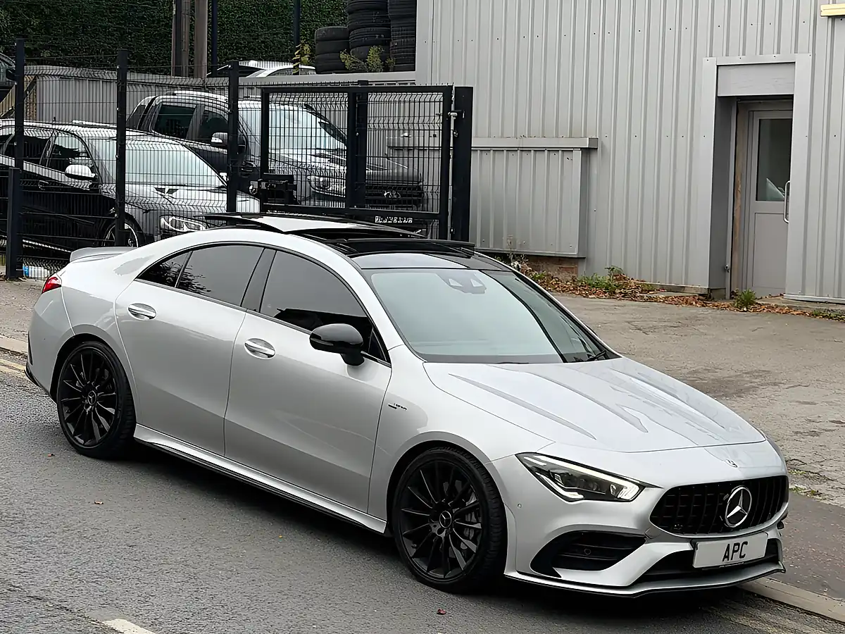 Used 2021 Mercedes-Benz CLA35 AMG Premium Plus Silver - Interior and Exterior details 11