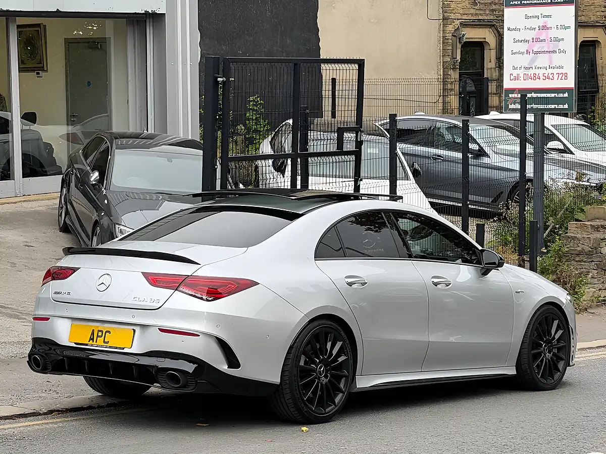 Used 2021 Mercedes-Benz CLA35 AMG Premium Plus Silver - Interior and Exterior details 4