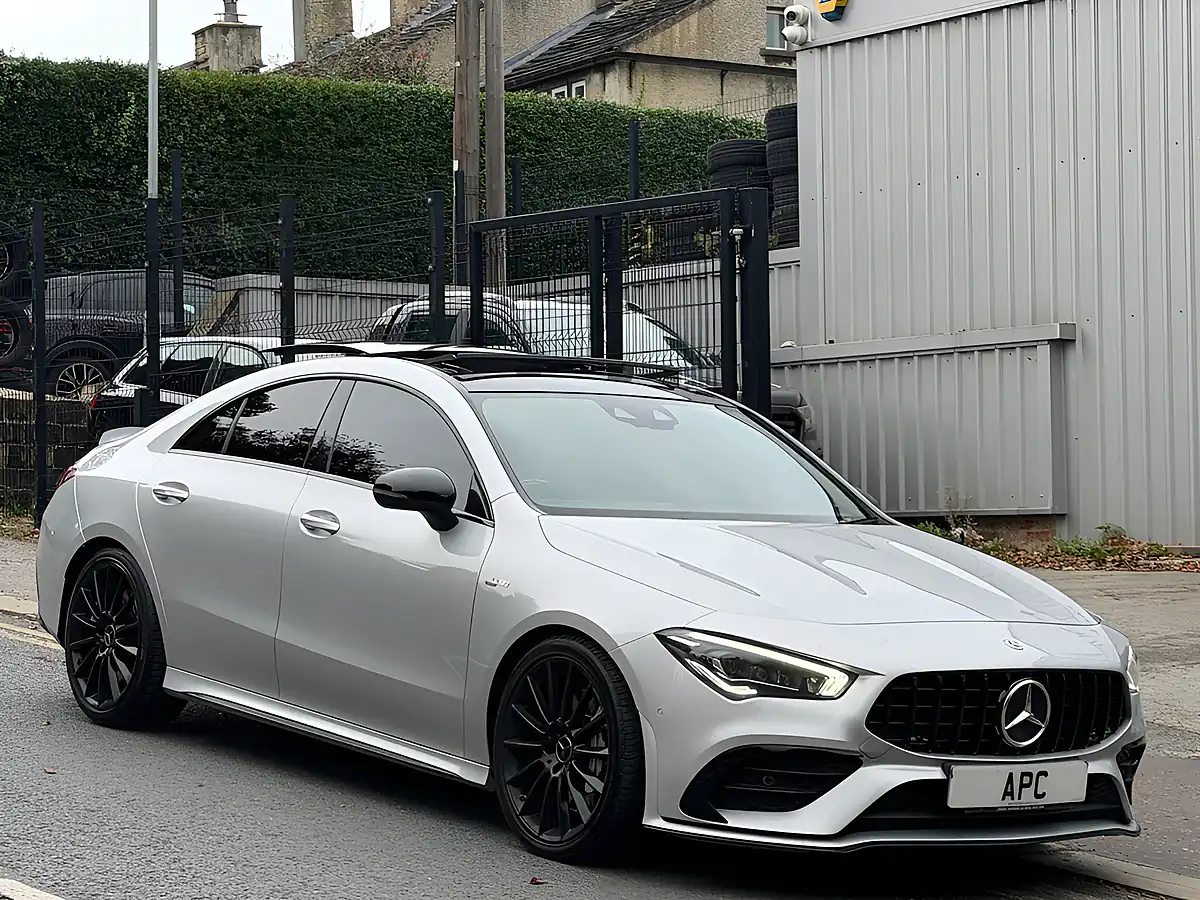 Used 2021 Mercedes-Benz CLA35 AMG Premium Plus Silver - Interior and Exterior details 9