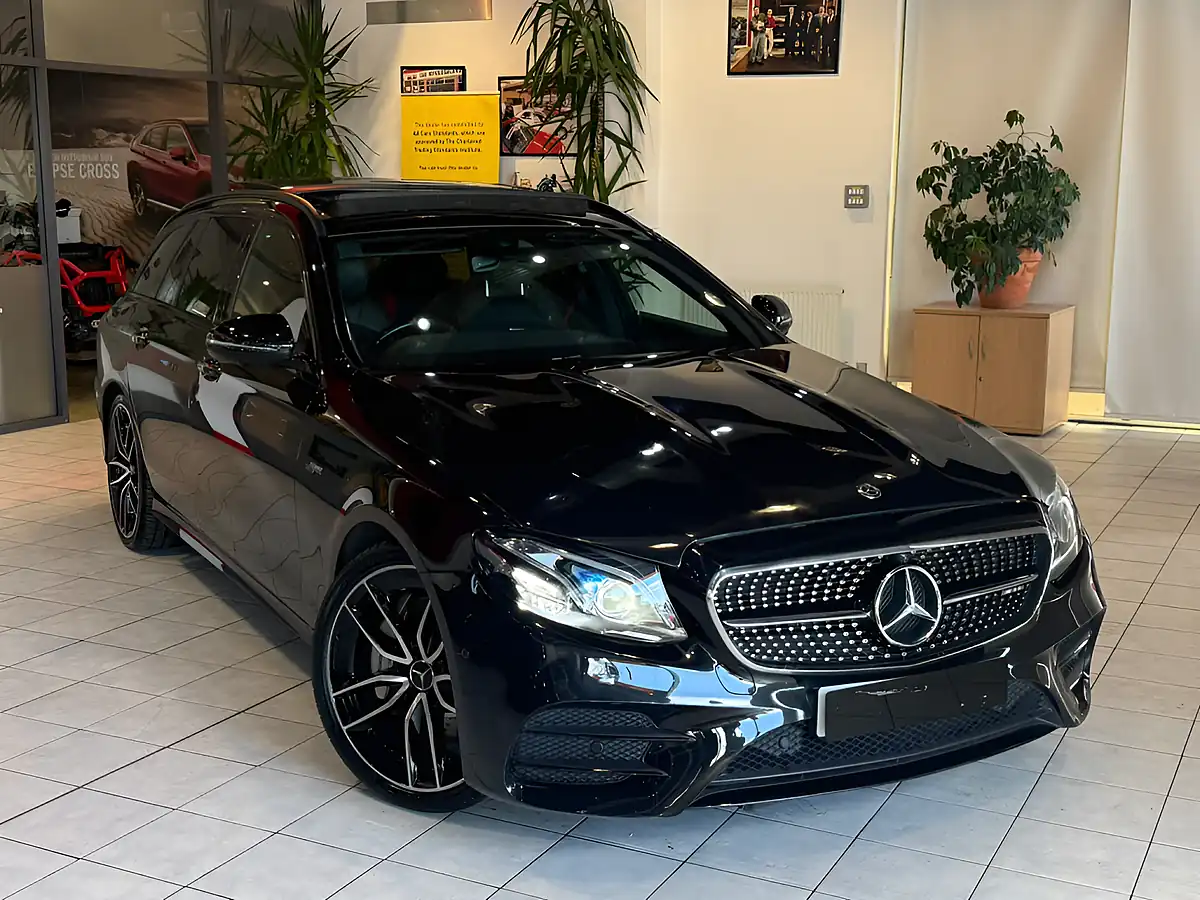 Used 2021 Mercedes-Benz E Class AMG Black - Front View