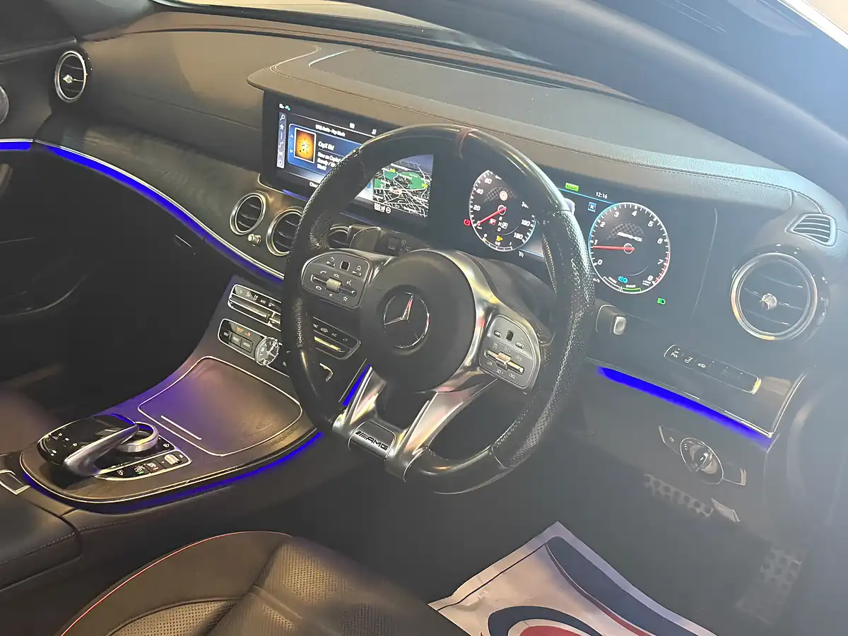 Used 2021 Mercedes-Benz E Class AMG Black - Interior and Exterior details 16