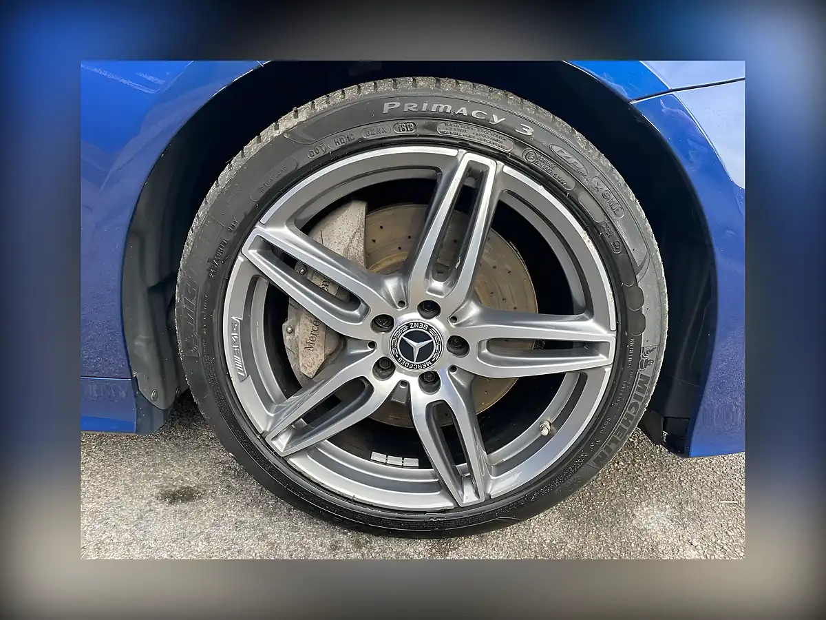 Used 2021 Mercedes-Benz E Class AMG Line Blue - Interior and Exterior details 19
