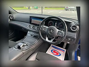 Used 2021 Mercedes-Benz E Class AMG Line Blue - Interior and Exterior details 2