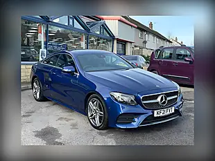 Used 2021 Mercedes-Benz E Class AMG Line Blue - Interior and Exterior details 4