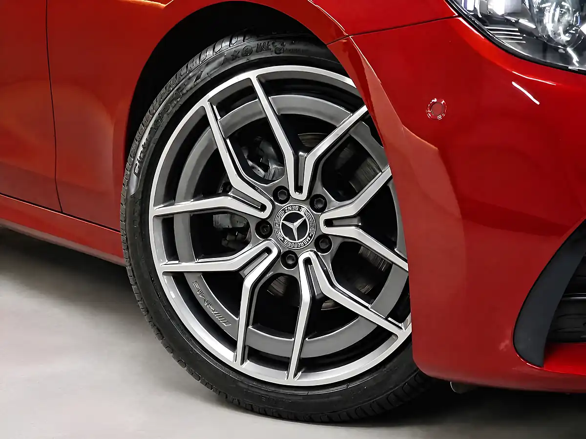 Used 2021 Mercedes-Benz E-Class AMG Line Edition (premium) Designo Hyacinth Red - Interior and Exterior details 8
