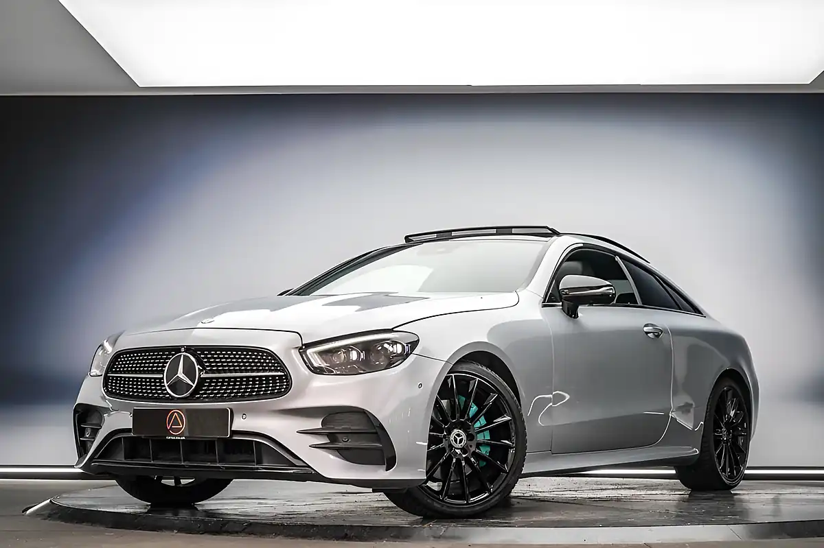 Used 2021 Mercedes-Benz E Class AMG Line Night Edition (premium Plus) Silver - Front View