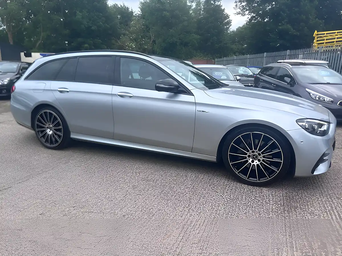 Used 2021 Mercedes-Benz E Class AMG Line Night Edition (premium Plus) Silver - Interior and Exterior details 4