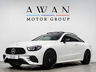 Used 2021 Mercedes-Benz E-Class AMG Line Night Edition White - Interior and Exterior details 4