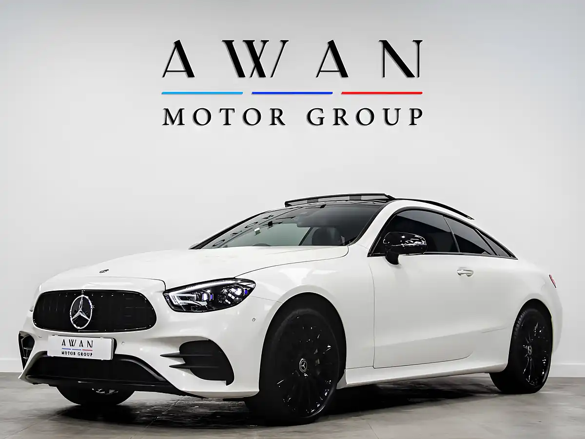Used 2021 Mercedes-Benz E-Class AMG Line Night Edition White - Interior and Exterior details 4