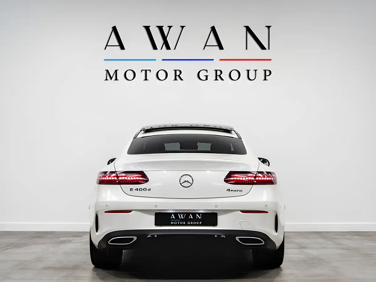 Used 2021 Mercedes-Benz E-Class AMG Line Night Edition White - Interior and Exterior details 5