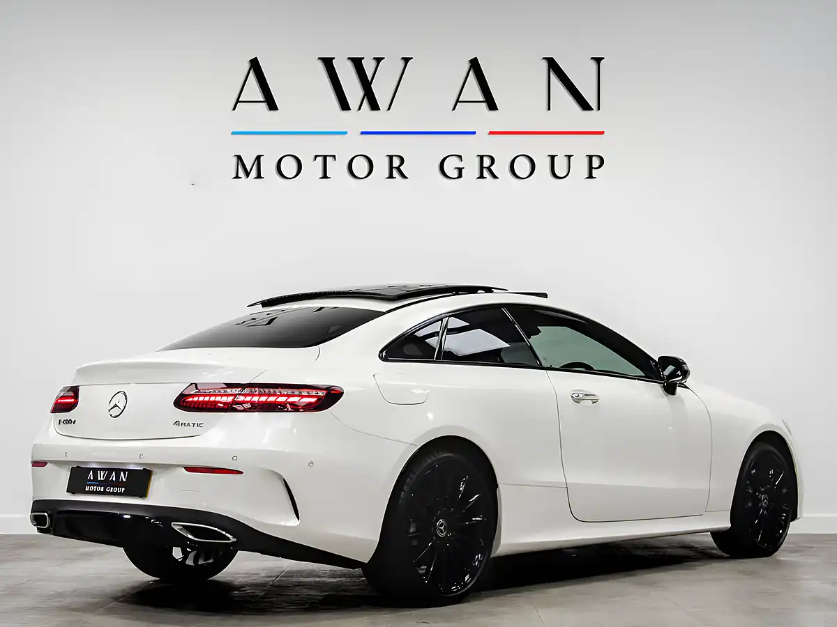 Used 2021 Mercedes-Benz E-Class AMG Line Night Edition White - Interior and Exterior details 6