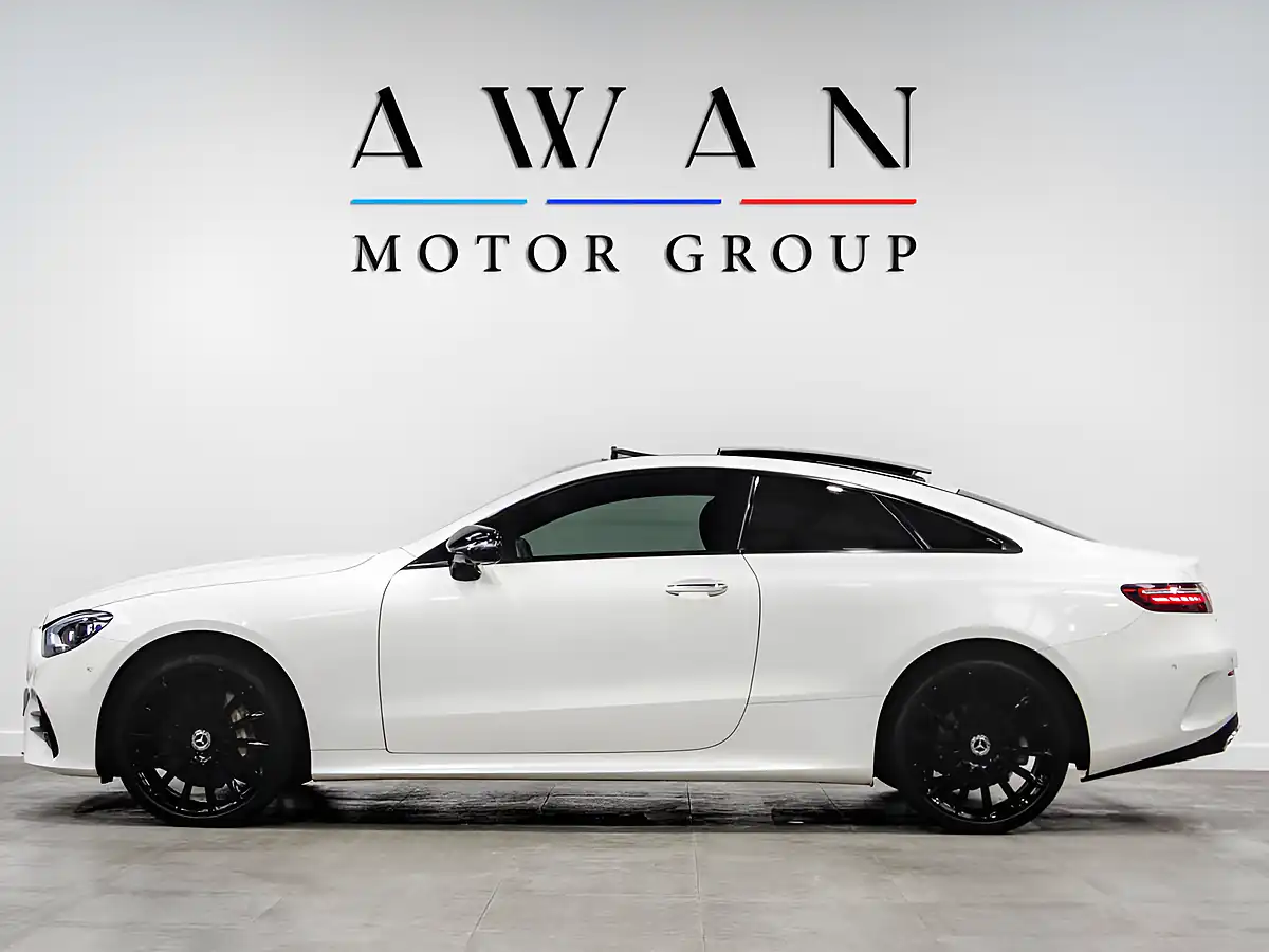 Used 2021 Mercedes-Benz E-Class AMG Line Night Edition White - Interior and Exterior details 7