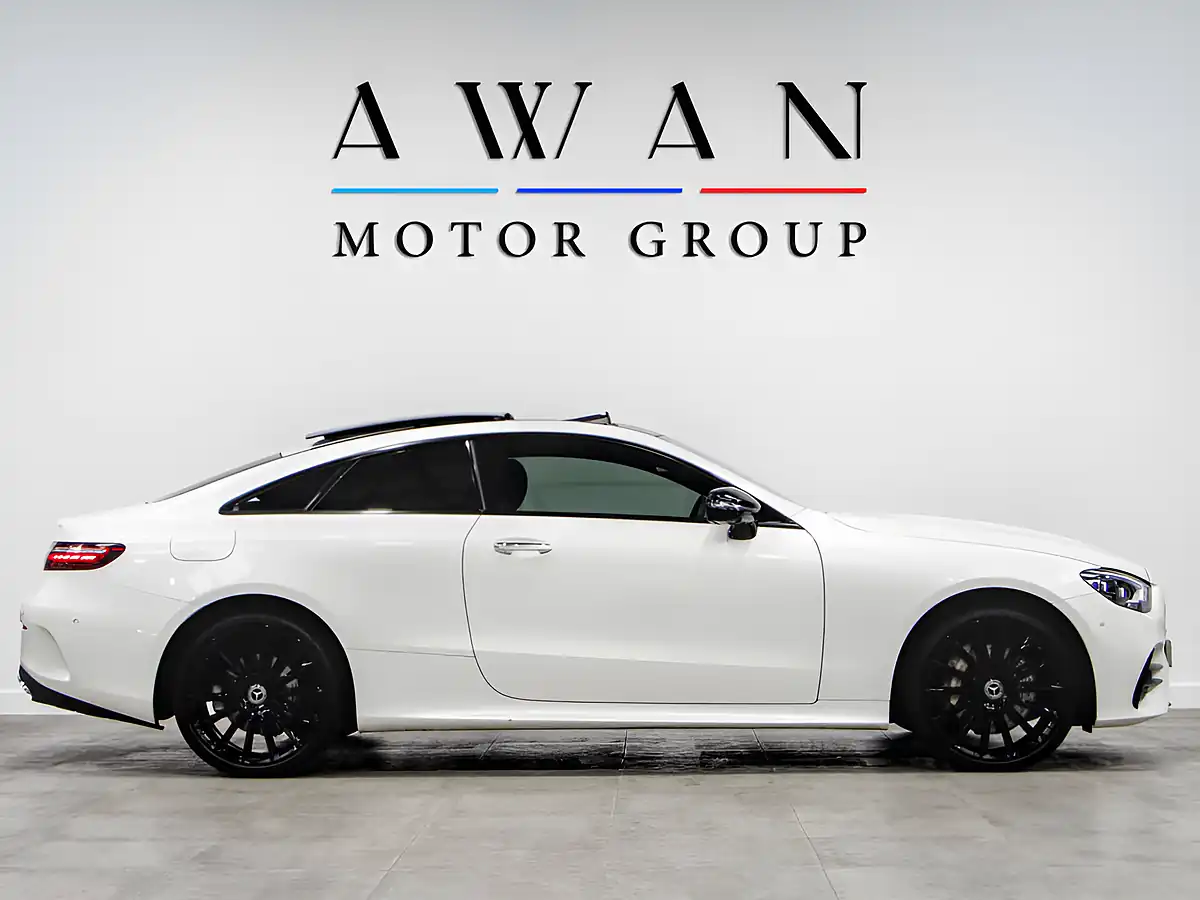 Used 2021 Mercedes-Benz E-Class AMG Line Night Edition White - Interior and Exterior details 8