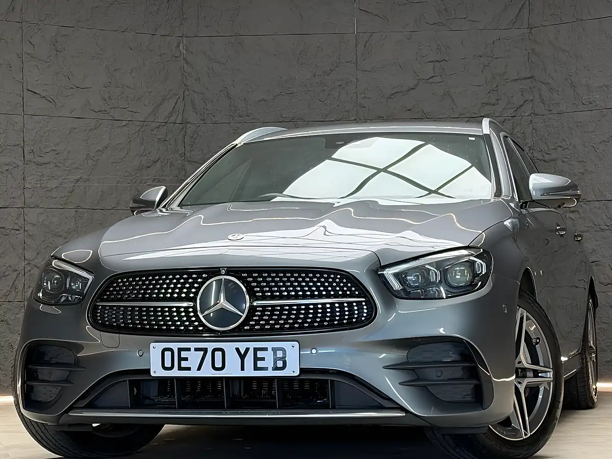 Used 2021 Mercedes-Benz E-Class AMG Line (premium) Grey - Front View
