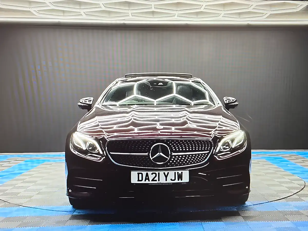 Used 2021 Mercedes-Benz E Class AMG Line (premium Plus) Rubellite Red - Interior and Exterior details 7