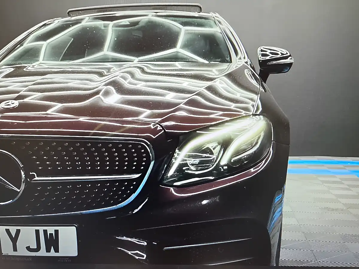 Used 2021 Mercedes-Benz E Class AMG Line (premium Plus) Rubellite Red - Interior and Exterior details 8