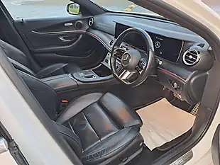 Used 2021 Mercedes-Benz E Class AMG Line White - Interior and Exterior details 2