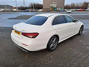 Used 2021 Mercedes-Benz E Class AMG Line White - Interior and Exterior details 3