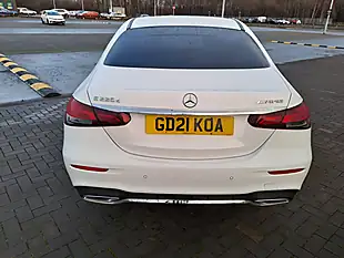 Used 2021 Mercedes-Benz E Class AMG Line White - Interior and Exterior details 5