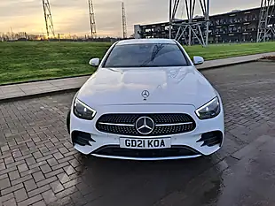 Used 2021 Mercedes-Benz E Class AMG Line White - Interior and Exterior details 7