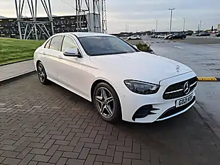 Used 2021 Mercedes-Benz E Class AMG Line White - Interior and Exterior details 9