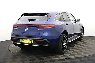 Used 2021 Mercedes-Benz Eqc AMG Line Blue - Interior and Exterior details 4
