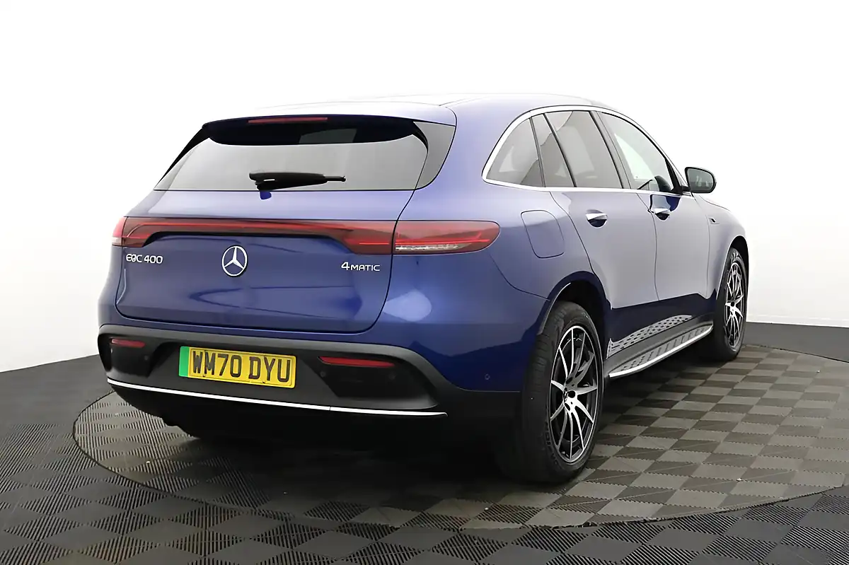 Used 2021 Mercedes-Benz Eqc AMG Line Blue - Interior and Exterior details 4