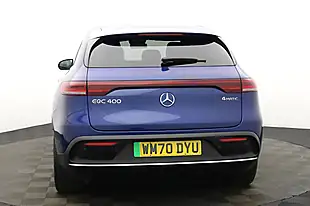 Used 2021 Mercedes-Benz Eqc AMG Line Blue - Interior and Exterior details 5