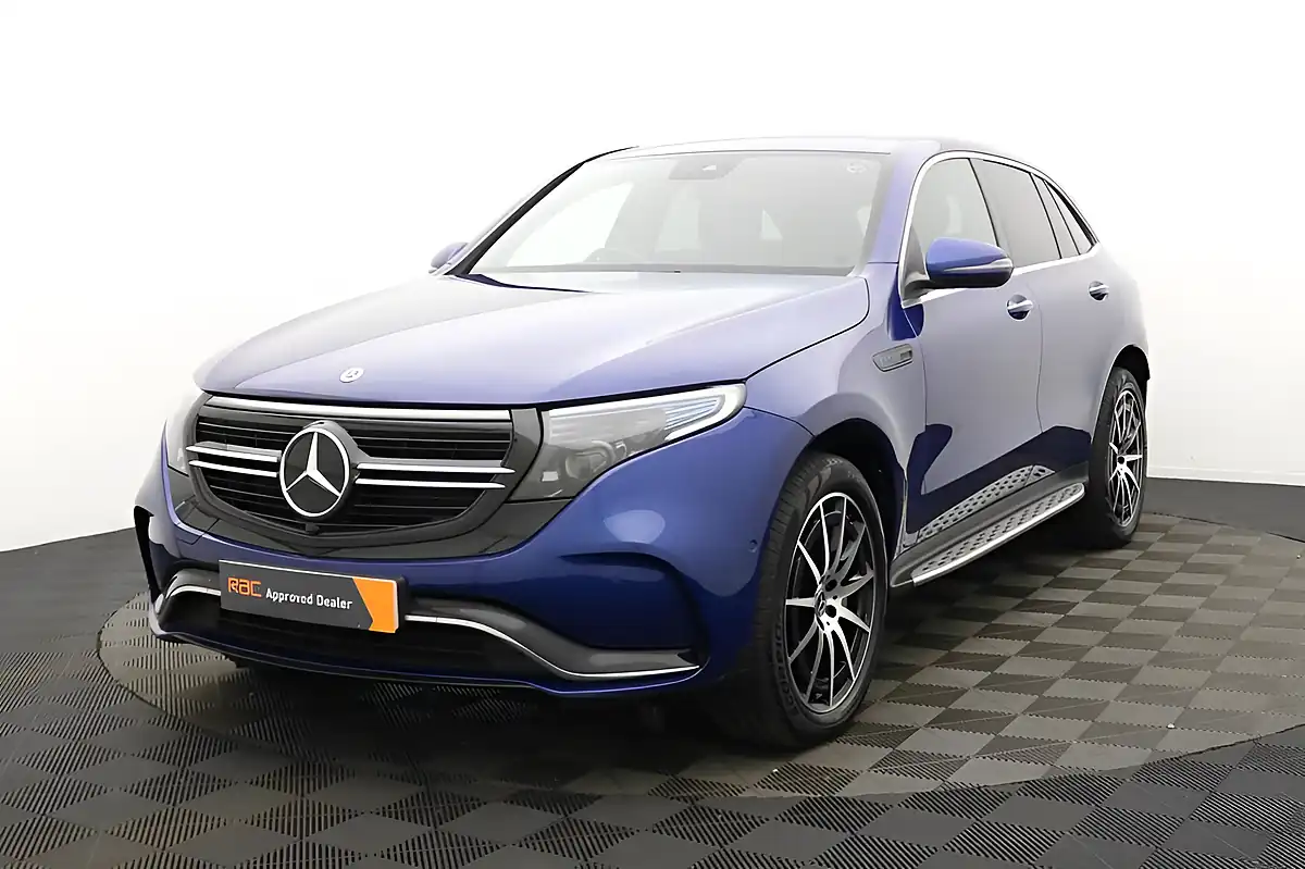 Used 2021 Mercedes-Benz Eqc AMG Line Blue - Interior and Exterior details 7