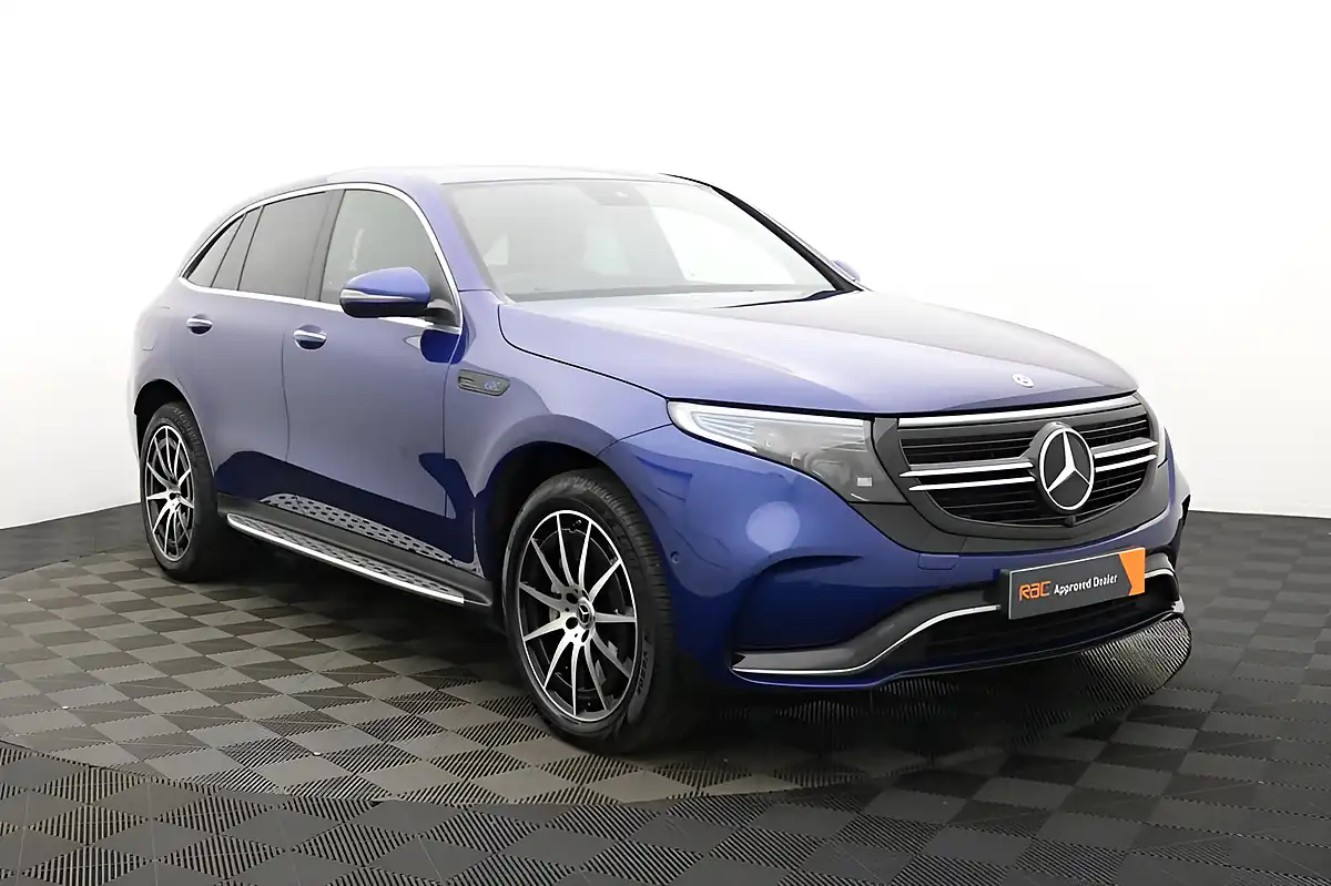 Used 2021 Mercedes-Benz Eqc AMG Line Blue - Interior and Exterior details 9