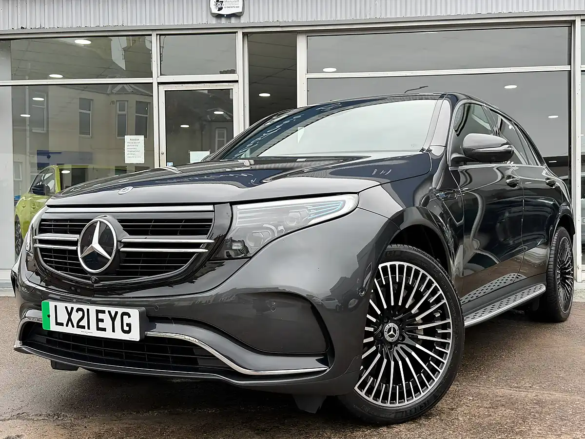 Used 2021 Mercedes-Benz Eqc AMG Line Premium Plus Grey - Front View
