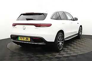 Used 2021 Mercedes-Benz Eqc AMG Line White - Interior and Exterior details 3