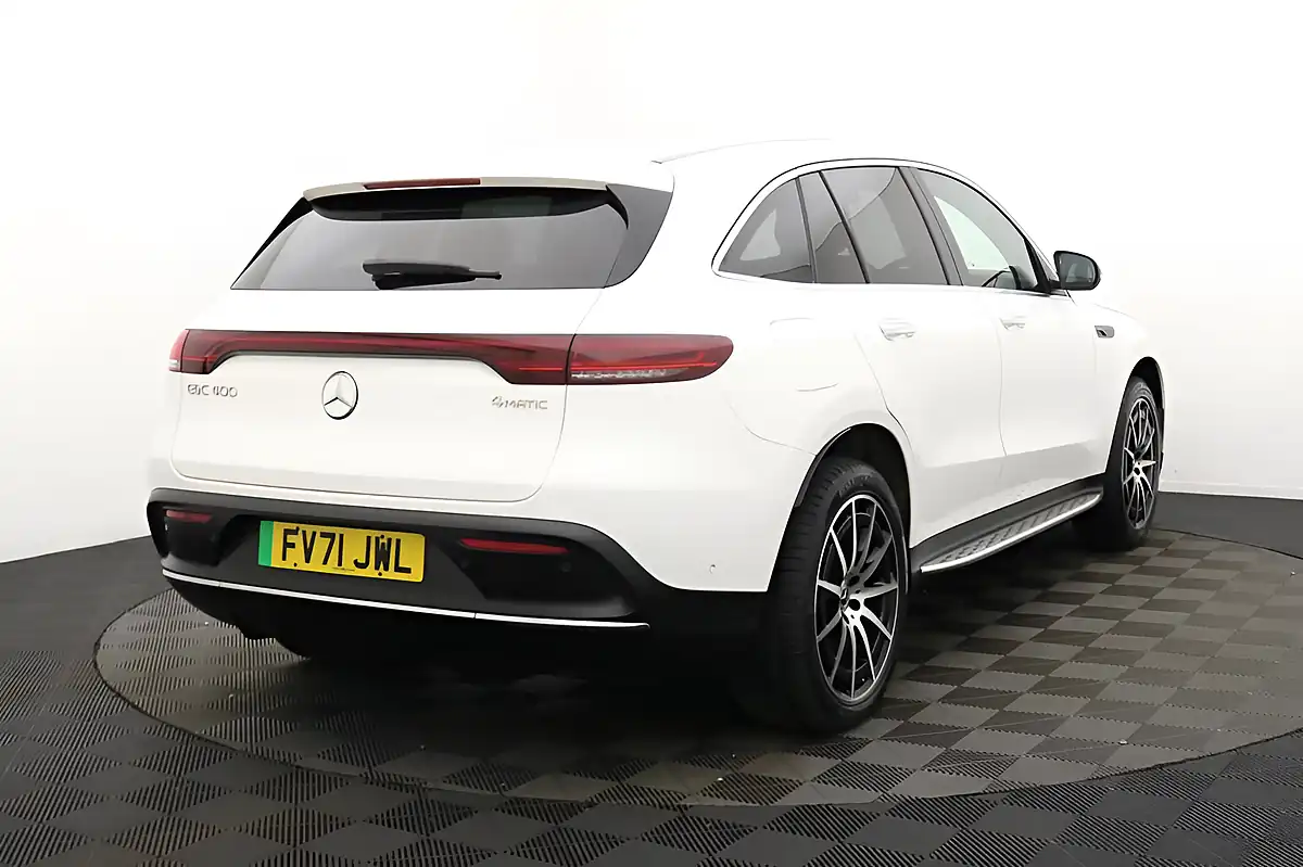Used 2021 Mercedes-Benz Eqc AMG Line White - Interior and Exterior details 3